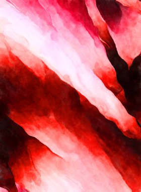 Soyut suluboya sanat eserleri. Fırça boyalı dijital resim. Renkli yaratıcı suluboya çizimi.