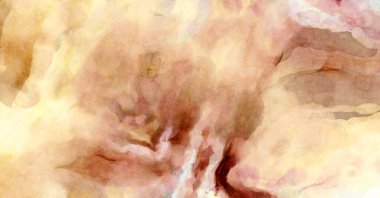 Soyut suluboya sanat eserleri. Fırça boyalı dijital resim. Renkli yaratıcı suluboya çizimi.