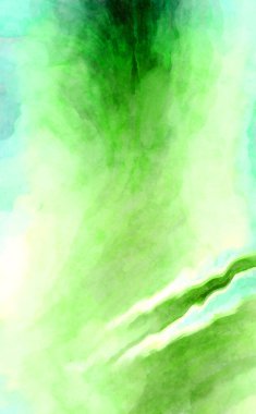 Soyut suluboya sanat eserleri. Fırça boyalı dijital resim. Renkli yaratıcı suluboya çizimi.