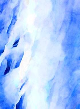 Soyut suluboya sanat eserleri. Fırça boyalı dijital resim. Renkli yaratıcı suluboya çizimi.