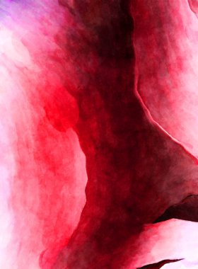 Soyut suluboya sanat eserleri. Fırça boyalı dijital resim. Renkli yaratıcı suluboya çizimi.