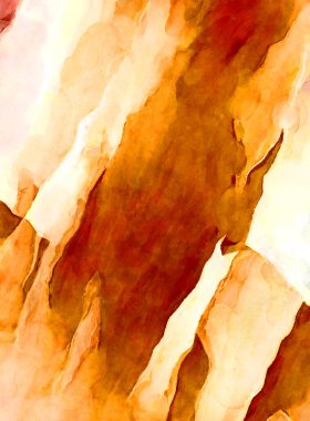 Soyut suluboya sanat eserleri. Fırça boyalı dijital resim. Renkli yaratıcı suluboya çizimi.