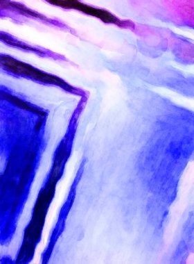 Soyut suluboya sanat eserleri. Fırça boyalı dijital resim. Renkli yaratıcı suluboya çizimi.