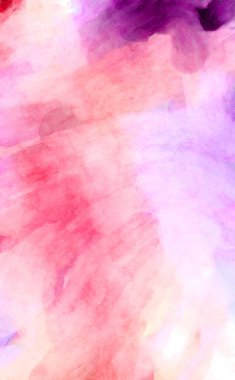 Soyut suluboya sanat eserleri. Fırça boyalı dijital resim. Renkli yaratıcı suluboya çizimi.