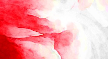 Soyut suluboya sanat eserleri. Fırça boyalı dijital resim. Renkli yaratıcı suluboya çizimi.