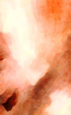 Soyut suluboya sanat eserleri. Fırça boyalı dijital resim. Renkli yaratıcı suluboya çizimi.