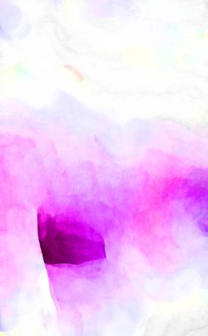 Soyut suluboya sanat eserleri. Fırça boyalı dijital resim. Renkli yaratıcı suluboya çizimi.