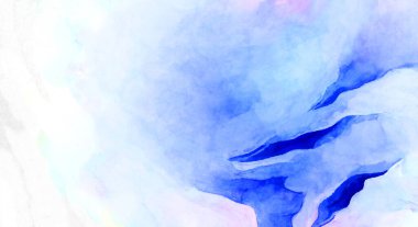 Soyut suluboya sanat eserleri. Fırça boyalı dijital resim. Renkli yaratıcı suluboya çizimi.