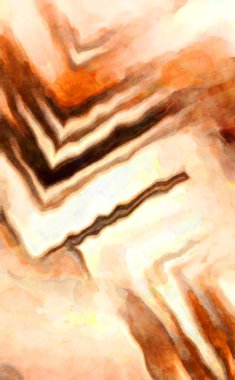 Soyut suluboya sanat eserleri. Fırça boyalı dijital resim. Renkli yaratıcı suluboya çizimi.