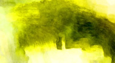 Soyut suluboya sanat eserleri. Fırça boyalı dijital resim. Renkli yaratıcı suluboya çizimi.