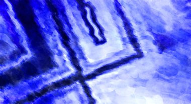 Soyut suluboya sanat eserleri. Fırça boyalı dijital resim. Renkli yaratıcı suluboya çizimi.