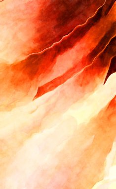 Soyut suluboya sanat eserleri. Fırça boyalı dijital resim. Renkli yaratıcı suluboya çizimi.