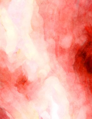 Soyut suluboya sanat eserleri. Fırça boyalı dijital resim. Renkli yaratıcı suluboya çizimi.