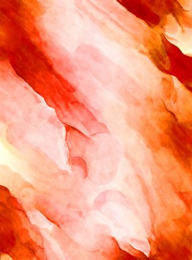 Soyut suluboya sanat eserleri. Fırça boyalı dijital resim. Renkli yaratıcı suluboya çizimi.