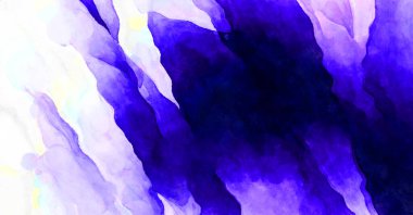 Soyut suluboya sanat eserleri. Fırça boyalı dijital resim. Renkli yaratıcı suluboya çizimi.