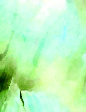 Soyut suluboya sanat eserleri. Fırça boyalı dijital resim. Renkli yaratıcı suluboya çizimi.