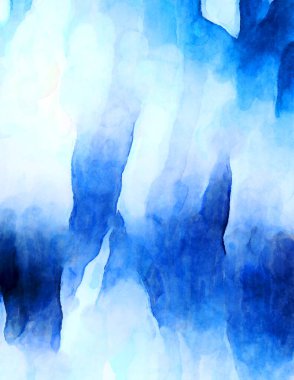 Soyut suluboya sanat eserleri. Fırça boyalı dijital resim. Renkli yaratıcı suluboya çizimi.