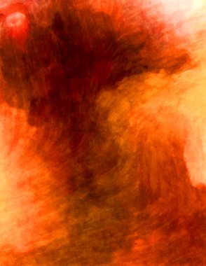 Soyut suluboya sanat eserleri. Fırça boyalı dijital resim. Renkli yaratıcı suluboya çizimi.