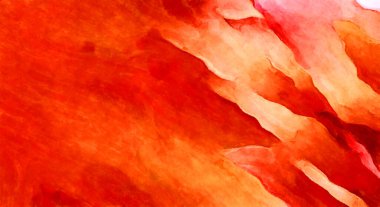 Soyut suluboya sanat eserleri. Fırça boyalı dijital resim. Renkli yaratıcı suluboya çizimi.