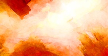 Soyut suluboya sanat eserleri. Fırça boyalı dijital resim. Renkli yaratıcı suluboya çizimi.