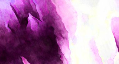 Soyut suluboya sanat eserleri. Fırça boyalı dijital resim. Renkli yaratıcı suluboya çizimi.