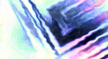Soyut suluboya sanat eserleri. Fırça boyalı dijital resim. Renkli yaratıcı suluboya çizimi.