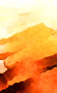 Soyut suluboya sanat eserleri. Fırça boyalı dijital resim. Renkli yaratıcı suluboya çizimi.