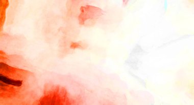 Soyut suluboya sanat eserleri. Fırça boyalı dijital resim. Renkli yaratıcı suluboya çizimi.