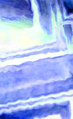 Soyut suluboya sanat eserleri. Fırça boyalı dijital resim. Renkli yaratıcı suluboya çizimi.