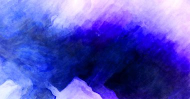 Soyut suluboya sanat eserleri. Fırça boyalı dijital resim. Renkli yaratıcı suluboya çizimi.