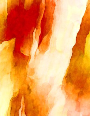 Soyut suluboya sanat eserleri. Fırça boyalı dijital resim. Renkli yaratıcı suluboya çizimi.