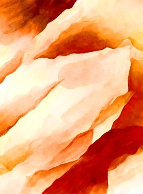 Soyut suluboya sanat eserleri. Fırça boyalı dijital resim. Renkli yaratıcı suluboya çizimi.