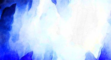 Soyut suluboya sanat eserleri. Fırça boyalı dijital resim. Renkli yaratıcı suluboya çizimi.