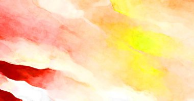 Soyut suluboya sanat eserleri. Fırça boyalı dijital resim. Renkli yaratıcı suluboya çizimi.