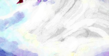 Soyut suluboya sanat eserleri. Fırça boyalı dijital resim. Renkli yaratıcı suluboya çizimi.