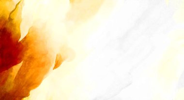 Soyut suluboya sanat eserleri. Fırça boyalı dijital resim. Renkli yaratıcı suluboya çizimi.