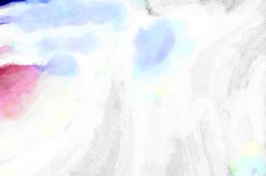 Soyut suluboya sanat eserleri. Fırça boyalı dijital resim. Renkli yaratıcı suluboya çizimi.