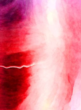 Soyut suluboya sanat eserleri. Fırça boyalı dijital resim. Renkli yaratıcı suluboya çizimi.