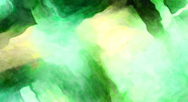 Soyut suluboya sanat eserleri. Fırça boyalı dijital resim. Renkli yaratıcı suluboya çizimi.