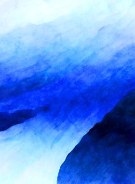 Soyut suluboya sanat eserleri. Fırça boyalı dijital resim. Renkli yaratıcı suluboya çizimi.