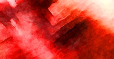 Soyut suluboya sanat eserleri. Fırça boyalı dijital resim. Renkli yaratıcı suluboya çizimi.