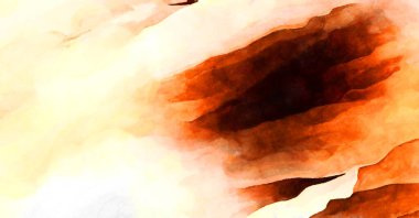 Soyut suluboya sanat eserleri. Fırça boyalı dijital resim. Renkli yaratıcı suluboya çizimi.