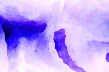 Soyut suluboya sanat eserleri. Fırça boyalı dijital resim. Renkli yaratıcı suluboya çizimi.