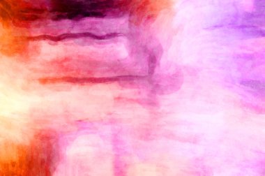 Soyut suluboya sanat eserleri. Fırça boyalı dijital resim. Renkli yaratıcı suluboya çizimi.