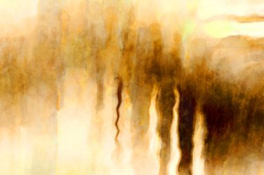 Soyut suluboya sanat eserleri. Fırça boyalı dijital resim. Renkli yaratıcı suluboya çizimi.