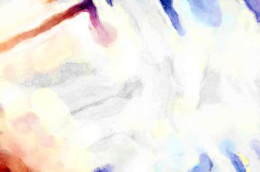 Soyut suluboya sanat eserleri. Fırça boyalı dijital resim. Renkli yaratıcı suluboya çizimi.