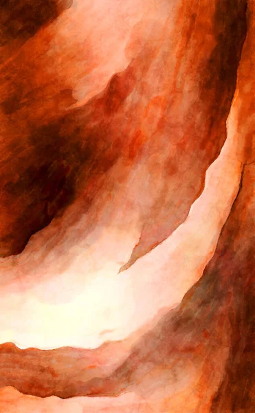 Soyut suluboya sanat eserleri. Fırça boyalı dijital resim. Renkli yaratıcı suluboya çizimi.