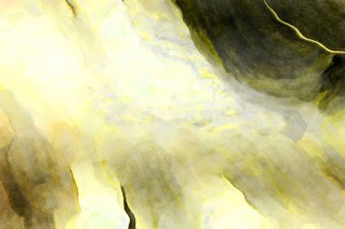 Soyut suluboya sanat eserleri. Fırça boyalı dijital resim. Renkli yaratıcı suluboya çizimi.