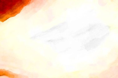 Soyut suluboya sanat eserleri. Fırça boyalı dijital resim. Renkli yaratıcı suluboya çizimi.