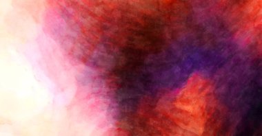 Soyut suluboya sanat eserleri. Fırça boyalı dijital resim. Renkli yaratıcı suluboya çizimi.